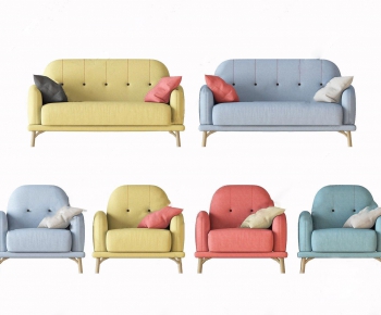 Nordic Style Single Sofa-ID:399524763