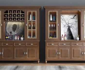 New Chinese Style Wine Cabinet-ID:814117494