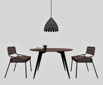 Nordic Style Dining Table And Chairs-ID:607620139