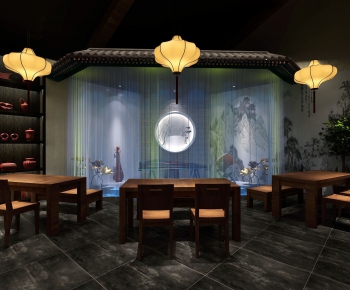 New Chinese Style Teahouse Tea House-ID:461814737