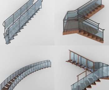 Modern Stair Balustrade/elevator-ID:694113659