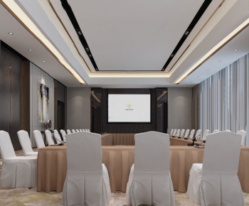 New Chinese Style Meeting Room-ID:540194454