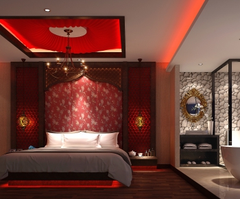Southeast Asian Style Guest Room-ID:964447865
