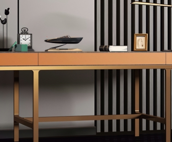 Modern Computer Desk And Chair-ID:764476316