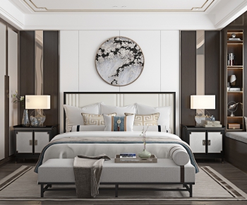 New Chinese Style Bedroom-ID:311023695