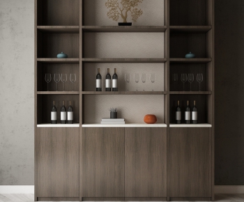 New Chinese Style Wine Cabinet-ID:762205232