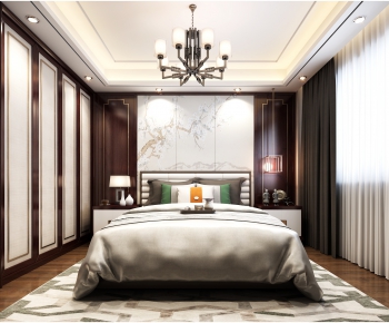 New Chinese Style Bedroom-ID:531309863