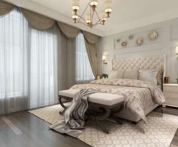 European Style Bedroom-ID:805236959
