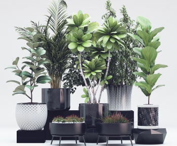 Modern Nordic Style Potted Green Plant-ID:424355592