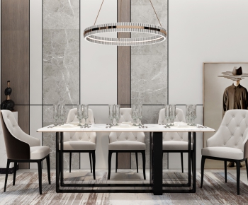 Modern Dining Table And Chairs-ID:989409221