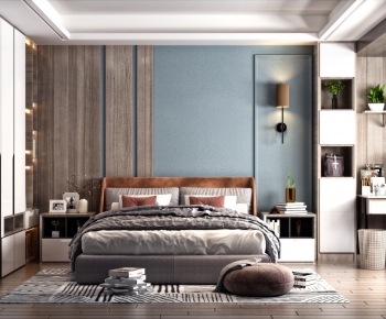 Nordic Style Bedroom-ID:407408796