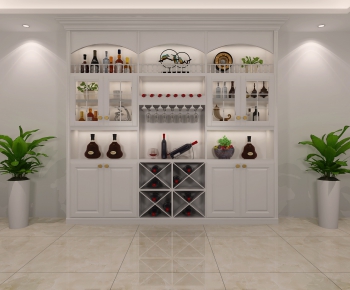 American Style Wine Cabinet-ID:880252467