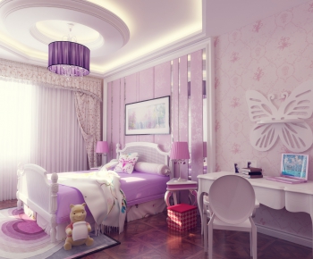 European Style Girl's Room Daughter's Room-ID:537630785