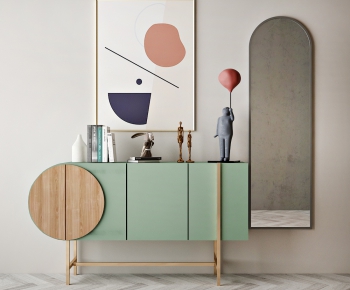 Nordic Style Decorative Cabinet-ID:291200634