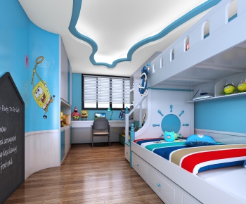 Modern Boy's Room And Son's Room-ID:905972128