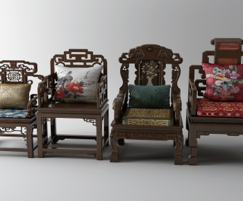 New Chinese Style Lounge Chair-ID:373253875