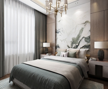 New Chinese Style Bedroom-ID:546744554