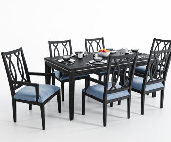 New Chinese Style Dining Table And Chairs-ID:411171638