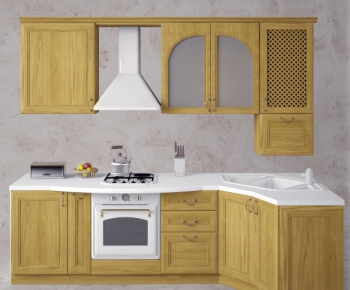 European Style Kitchen Cabinet-ID:589889948