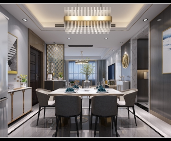 Post Modern Style Dining Room-ID:488288838