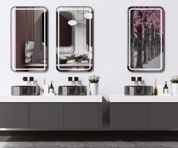 Modern Bathroom Cabinet-ID:486257794