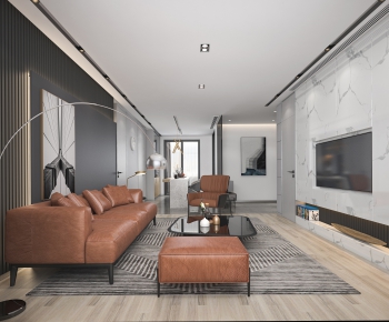 Modern A Living Room-ID:297713146