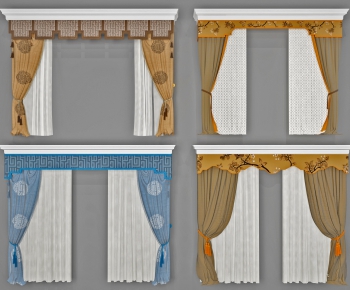 New Chinese Style The Curtain-ID:255258966