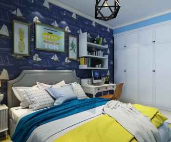 Simple European Style Boy's Room And Son's Room-ID:838839777
