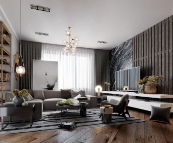 Modern A Living Room-ID:173277699