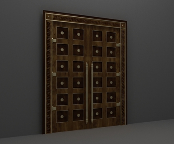 Modern Solid Wood Door-ID:555457876