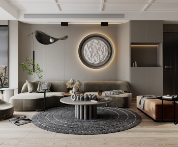 Modern A Living Room-ID:490271574