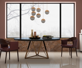 Modern Dining Table And Chairs-ID:697797217
