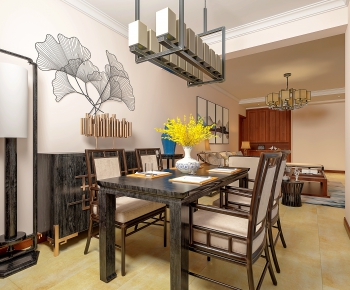 New Chinese Style Dining Room-ID:334409645