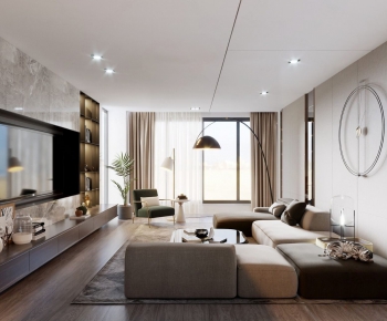 Modern A Living Room-ID:923839538