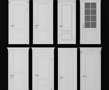 Simple European Style Solid Wood Door-ID:776208298