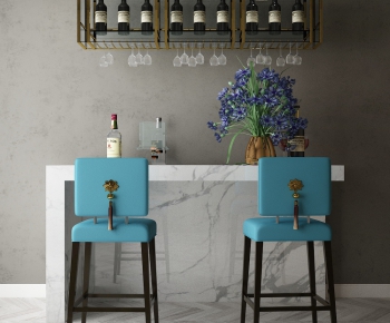 New Chinese Style Counter Bar-ID:738885133
