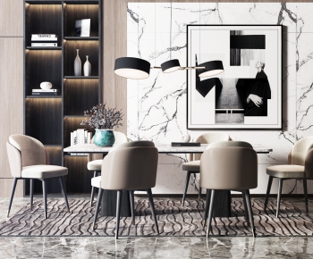 Modern Dining Table And Chairs-ID:633752922