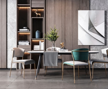 Modern Dining Table And Chairs-ID:300452947