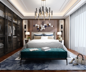 Modern Hong Kong Style Bedroom-ID:677566289