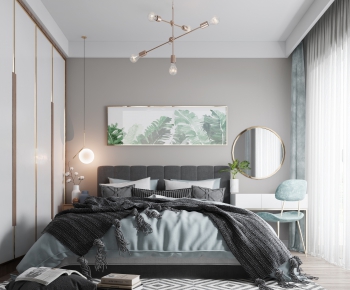 Nordic Style Bedroom-ID:399398891
