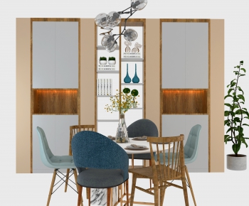 Nordic Style Dining Table And Chairs-ID:456536276
