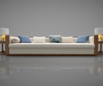 Modern Three-seat Sofa-ID:750078243
