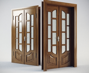European Style Solid Wood Door-ID:713480757