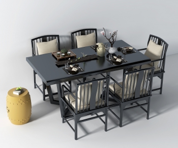 New Chinese Style Tea Tables And Chairs-ID:524018245