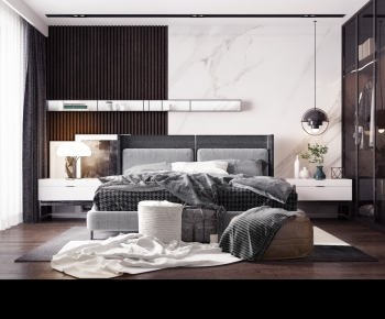 Nordic Style Bedroom-ID:591317892