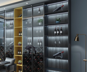 Modern Wine Cabinet-ID:441455555