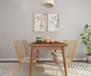 Modern Dining Table And Chairs-ID:598958417