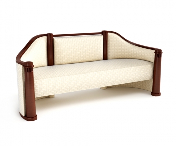 American Style Three-seat Sofa-ID:591874214