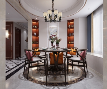 New Chinese Style Dining Room-ID:866872975