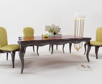 European Style Dining Table And Chairs-ID:330636271